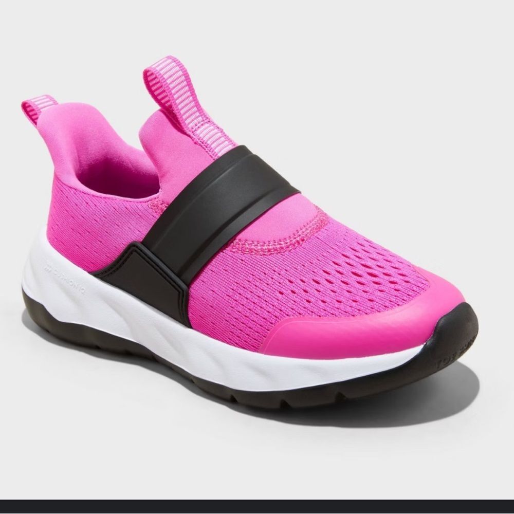 ALL IN MOTION Pink and Black Sneakers